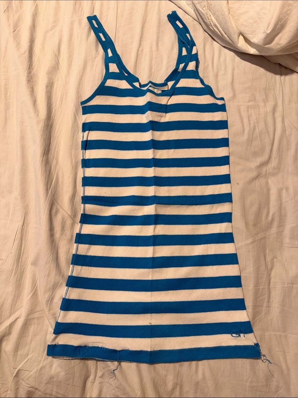 Gilly Hicks Blue and White Striped Tank